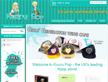 Tablet Screenshot of kuurupop.com